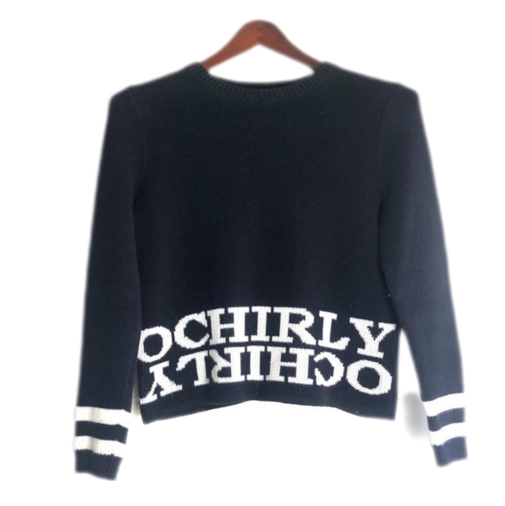 Ochirly Logo Crewneck Sweater